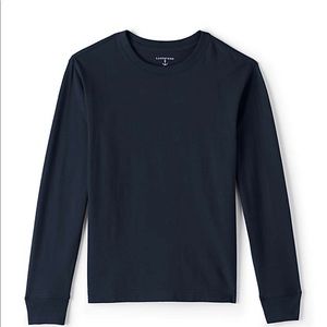 Lands end long sleeve essential tee